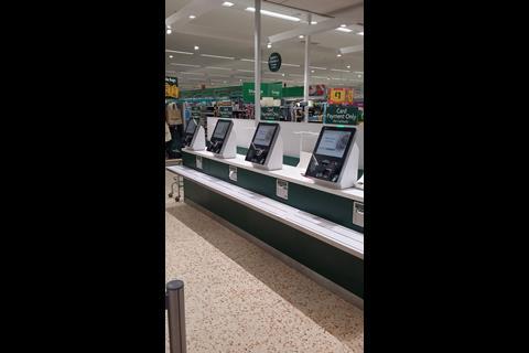 Morrisons Thornbury – card-only self-scan checkouts